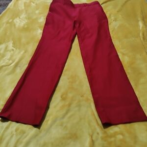 NWT Rafaella Bold Red Pants